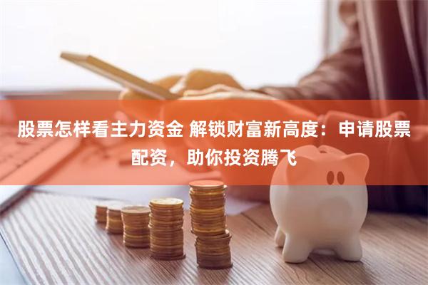 股票怎样看主力资金 解锁财富新高度：申请股票配资，助你投资腾飞